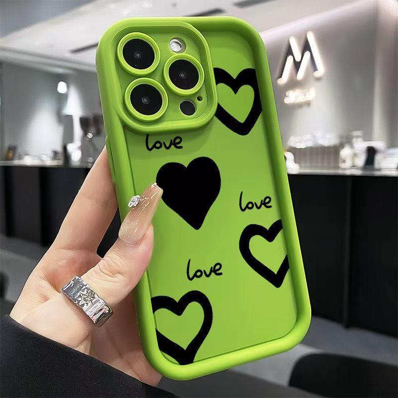 Apple 16 Pro Max Handyhülle - Grenzüberschreitende Liebe, Japanischer/Koreanischer Stil, Passend für iPhone 15/14/13, Europa/USA 12