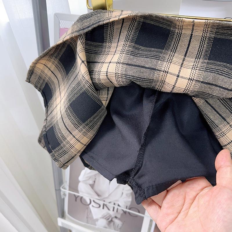Girls' Trendy Summer Skirt & Sleeveless Top Set AXA585