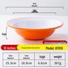 A8 Two-Color Melamine Straw Hat Bowl - Imitation Porcelain Large Serving Bowl for Restaurants, Soup, Pasta, and More.