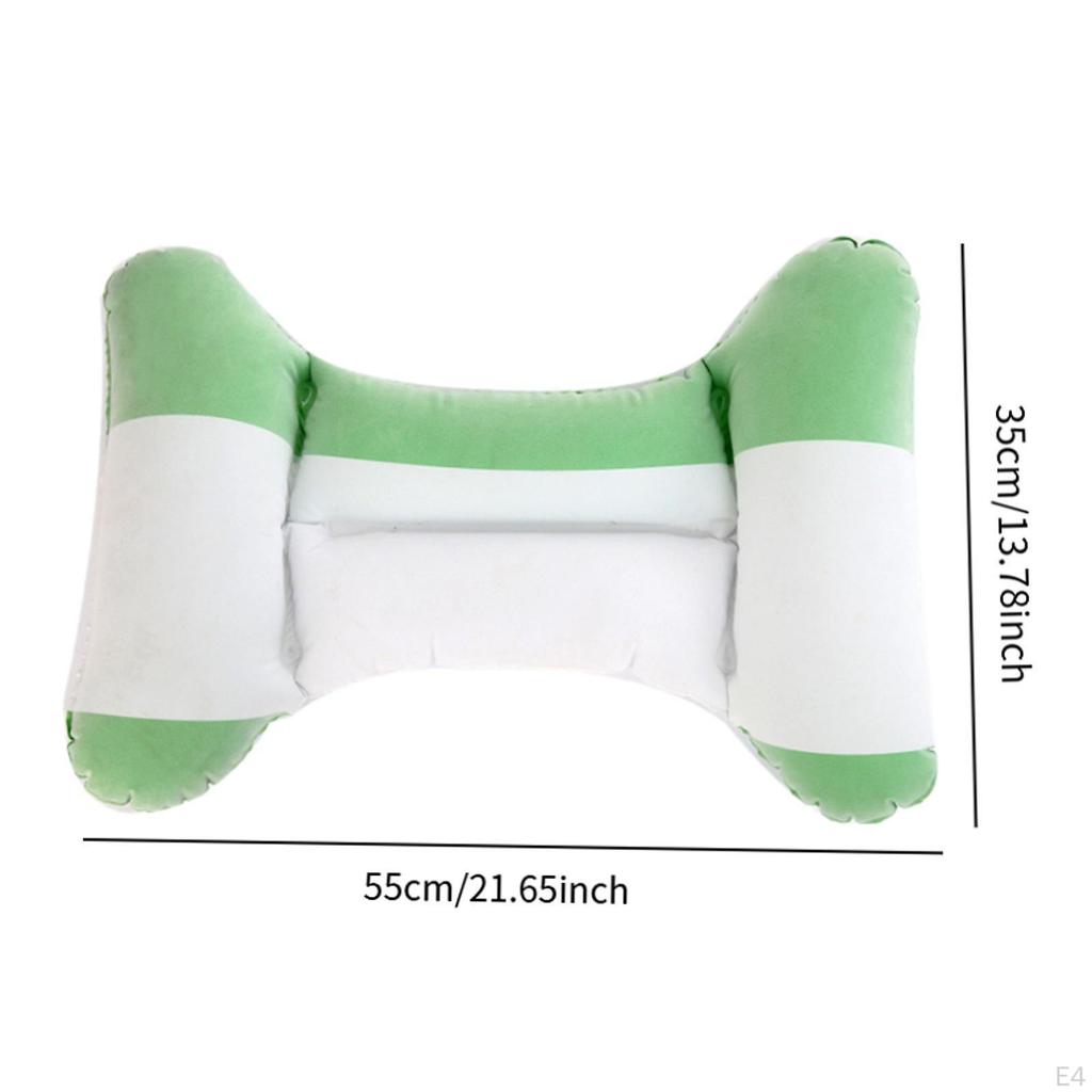 Back Support Pillow Bed Portable Ergonomic Chair Low Cushion for Train