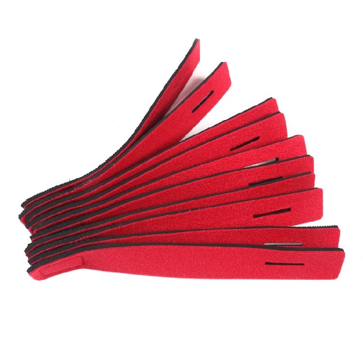 

Fishing Rod Carry Strap Elastic Adjustable Tackle Holder Hook Loop Tie червоний