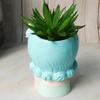 Face Planters Pots Tabletop Decorative Decor Flower Vase Statue Fairy Flowerpot For Cafe Kitchen Drawing Room Bedroom Office