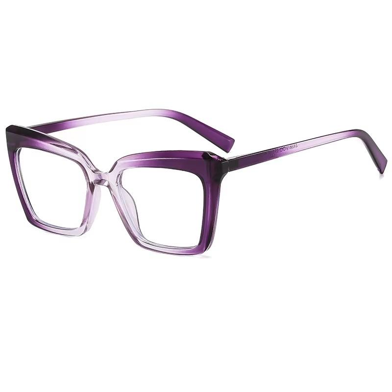 

New Large Frame Cat-eye Sunglasses Frame - Fashionable And Versatile, Suitable For Both Men And Women.3879 фиолетовый