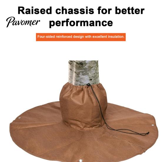 Landscape Tree Insulation Wrap Palm Protector, Winter Frost Cover with Drawstring And Ground Stakes, Protection for Courtyard Trees Outdoor