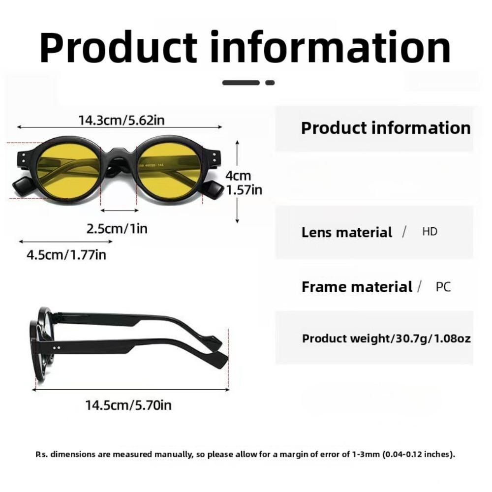 New Retro Round Anti-Blue Light Reading Glasses Unisex Fashionable High-Definition Presbyopia Eyewear Diopter 0 To +4.0