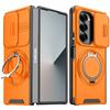 Case for Samsung Galaxy Z Fold 8 Ultra 7 6, Heavy Duty Case with Slide Camera Cover, 360° Rotatable Stand & Magnetic Car Mount