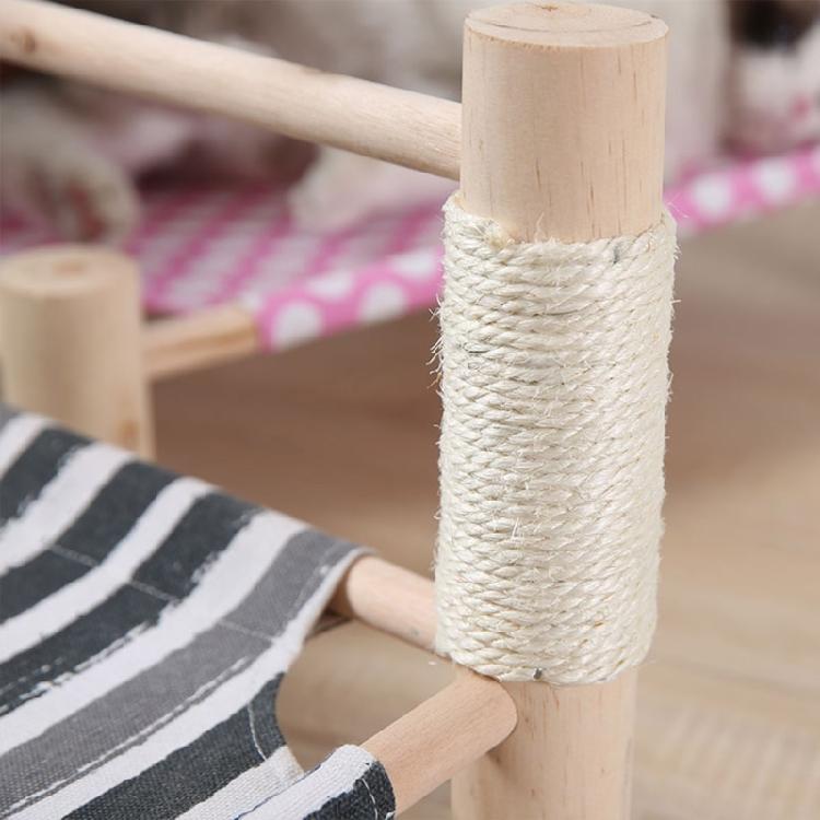 Washable Cat Hammock Bed Seat Cushion Elevated Bed Detachable Replaceable Cloth