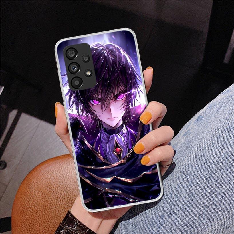 Code Geass Anime Phone Case For Samsung Galaxy A52 A32 A22 A12 A51 A31 A50S A30S A20S A10S Note 20 Ultra 10 Plus S10 A72 A71 Gal