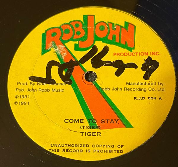 

12inch Record TIGER ROB JOHN ALL STARS Come To Stay Morwell Strike RJD004 Rob John Produc 1991 Non Japan Reggae Ska Dub Used