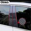 8Pcs PC Material Pillar Post Cover Door Window Molding Stickers For Nissan X-Trail T32/Rogue 2014- Car Styling Mouldings