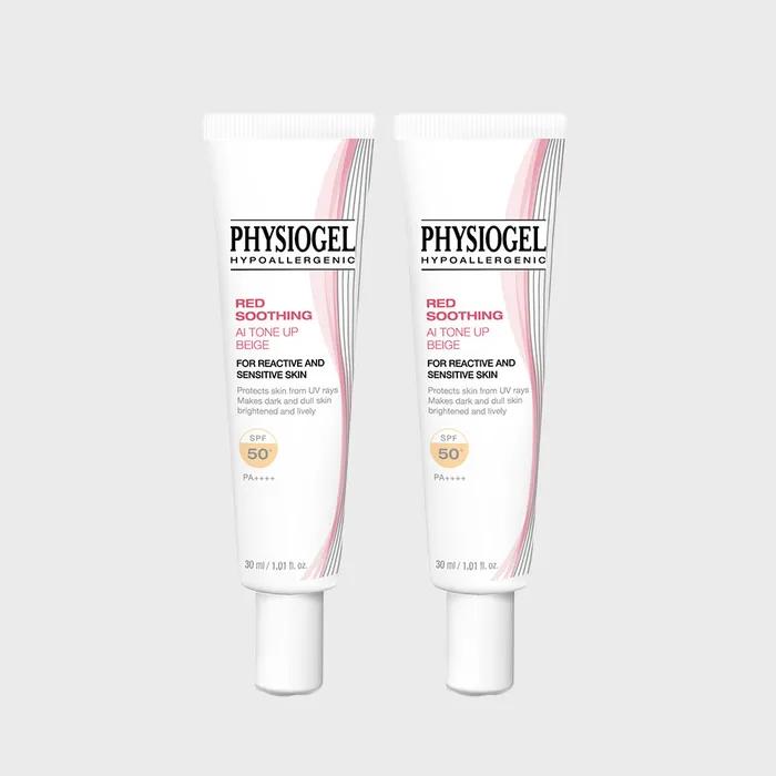 Physiogel Red Soothing AI Tone Up Sun Beige 30ml X 2