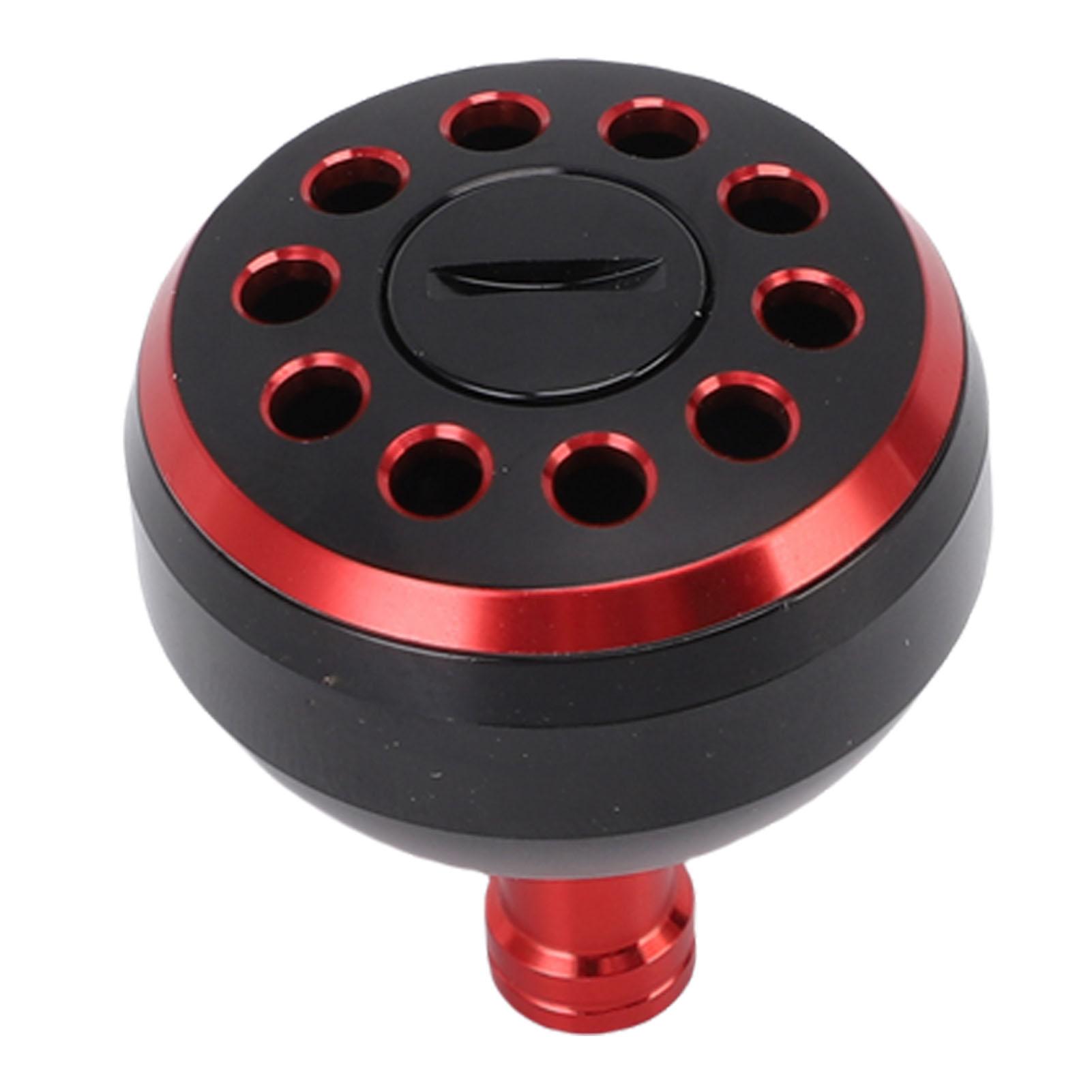 

38mm Power Knob Fit for S A D Reel Fishing Reel Handle Knob Aluminum Alloy Ergonomic Grip Anti Slip Baitcasting Reel Black Red