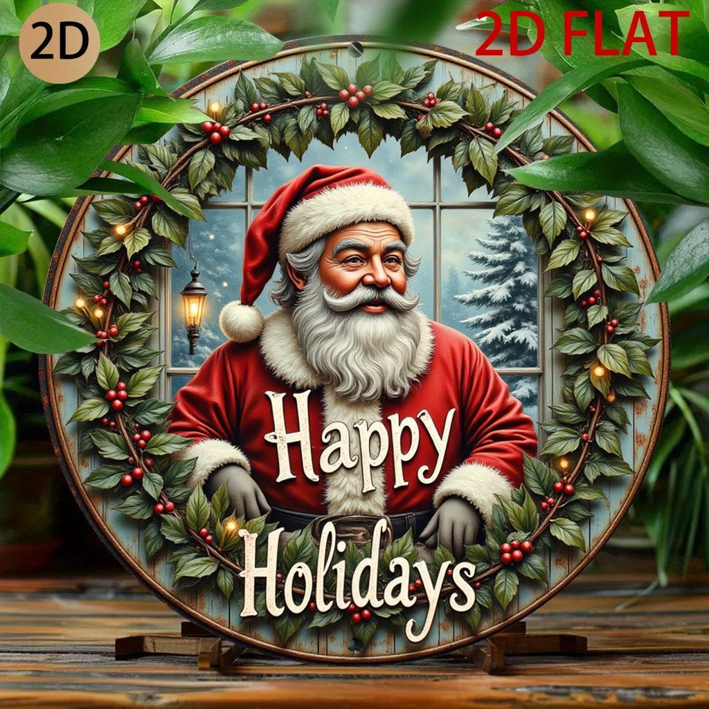 2D Flat Metal Wall Sign Decor