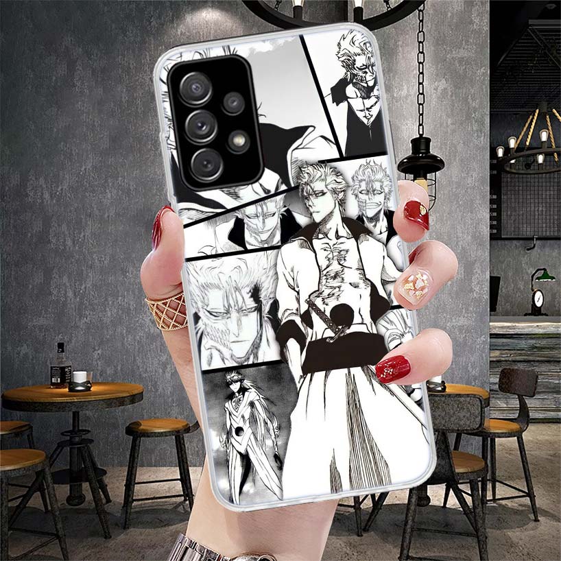 Grimmjow 6 Bleach Soft Phone Case For Samsung Galaxy A13 A14 A15 A16 A17 A53 A54 A55 A56 A57 A33 A34 A35 A36 A37 A23 A24 A25 A26