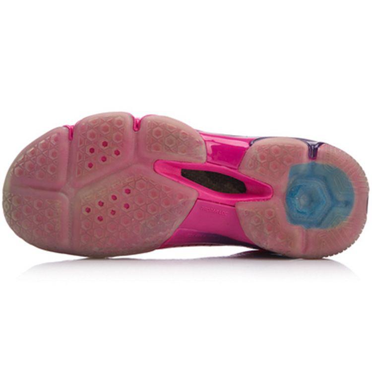 Li Ning Sound Explosion Strapazierfähig Atmungsaktiv Niedrig geschnitten Badminton Schuhe Damen Sneaker Hellrosa AYZN006-2