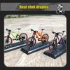Alloy Bicycle Model with Base Helmet Rotary Pedal Wheels Realistic Educational Mountain Road Bicycle Toy Mini Finger Cycling Bike Desktop Decoration