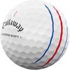 Callaway Chrome Soft Triple Track Golf Balls 12 Count 3-Piece Structure White