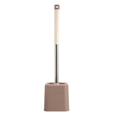 (SU)Set Spazzolino e Portaspazzolino per WC, Spazzolino per Tazza del WC Montato a Parete per Bagno