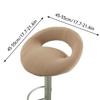 Breathable Chair Cover Hollowed-out Design High-leg Chair Cover  Bar Chair  Counter Use