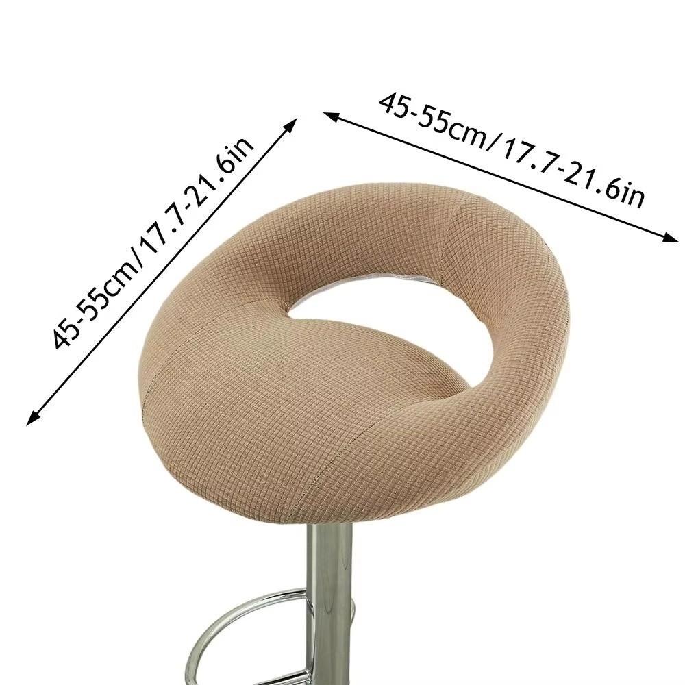 Breathable Chair Cover Hollowed-out Design High-leg Chair Cover Bar Chair Counter Use
