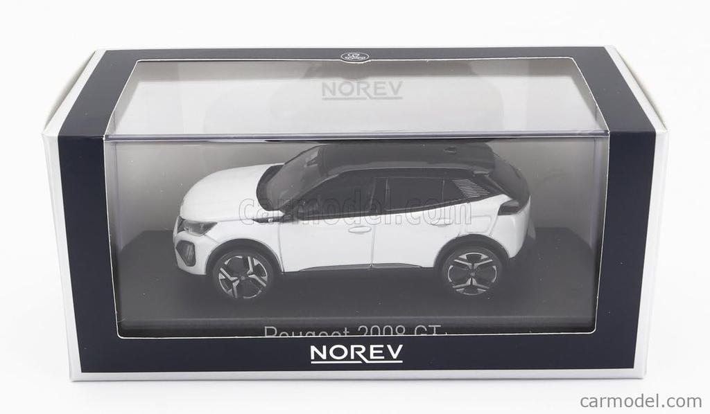 NOREV Peugeot 2008 GT 2024 (White) 1/43 Scale Diecast Model Car