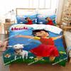 3D Anime Heidi, Girl of the Alps Bedding Set Printed Bed Set Duvet Cover Sheet Pillowcase Soft Quilt Cover Full Queen King Size