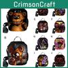 Five Nights At Freddy's Thermische Brotdose Mit Glatten Reißverschlüssen Und Oxford-Material