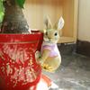 Easter Climbing Rabbit Garden Statue  Statue Hanging Bunny Decorations Planter Fence