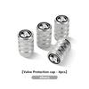 4PCS Car Style F20 Metal Wheel Tire Valve Air Stem Cap For Holden VT VX VU VY HSV Astra H SV Colorado 7 2012-2023 Cruze