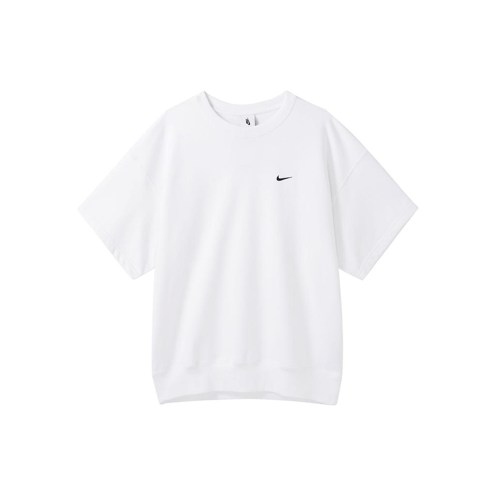 Nike Logo Print Crew Neck Casual Short Sleeve T-Shirt Men Tops White DX0881-100