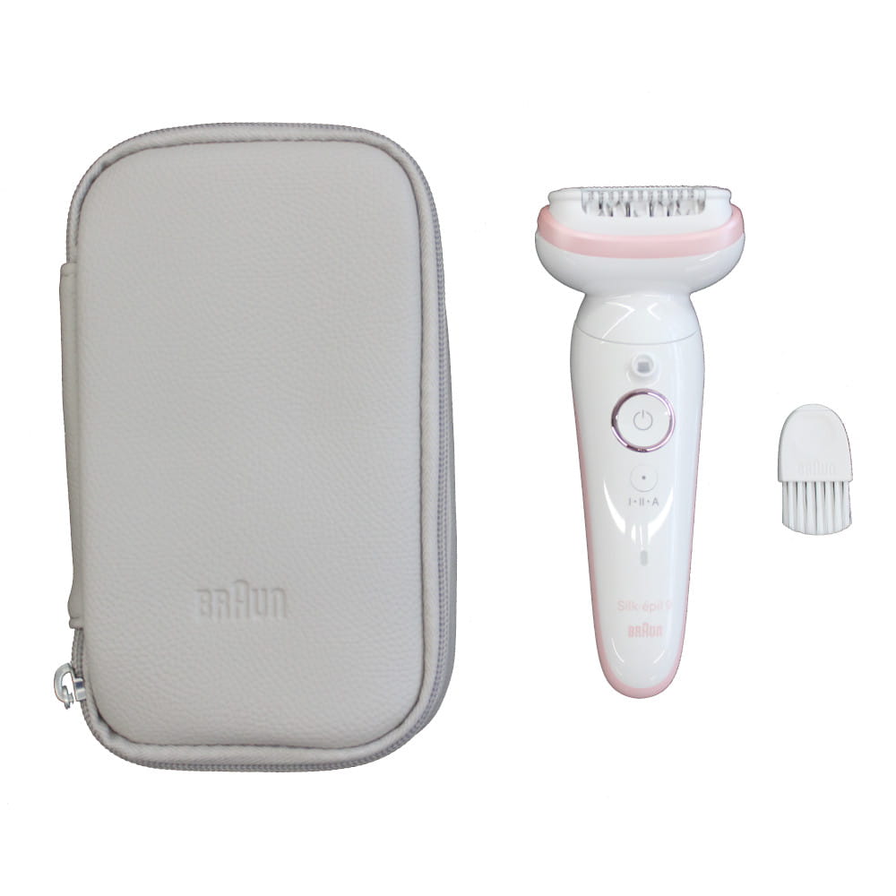 Epilator | Ses9000 Silk-Epil 9 Skinspa | Operating Time (Max) 50 Min | Number Of Power Levels 2 | Wet & Dry | White/Pink