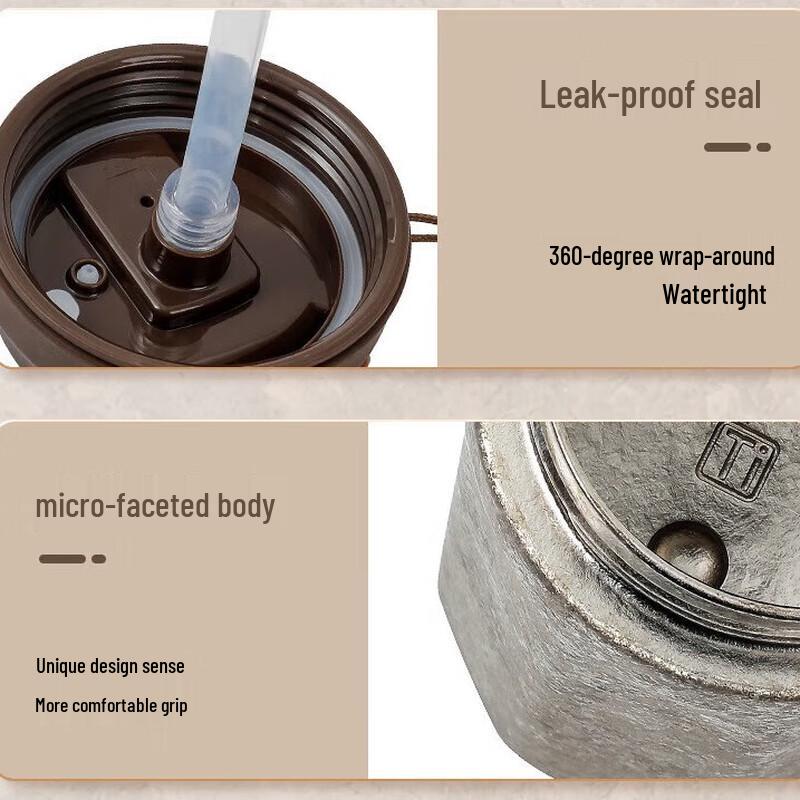 EPORAS EPTAI-S Pure Titanium Insulated Coffee Cup