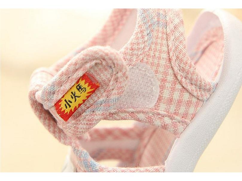 Antypoślizgowe sandałki dla niemowląt, miękka podeszwa, dla chłopców i dziewczynek 0-12 miesięcy