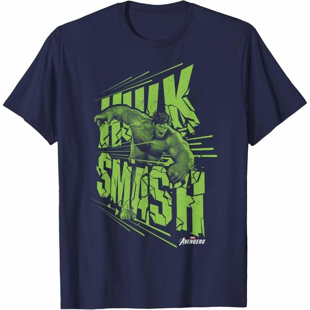 2026 New Hulk Avengers Marvel TShirt Unisex Short Sleeve All Season Premium Cotton Loose Fit Crew Neck Daily Casual Top for Men