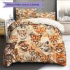 Cougar Pattern Bedding Home Decoration Birthday Gift (1 * duvet cover + 2 * pillowcase, without core)
