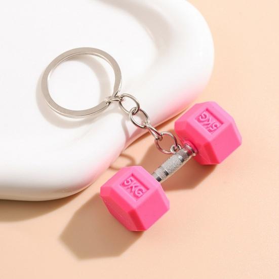 Sleutelhanger Hanger Kleine Halter Bedeltje Sportschool Sleutelhanger Oefenapparatuur Sleutelhouder Sportliefhebbers Fitness Tas Accessoires