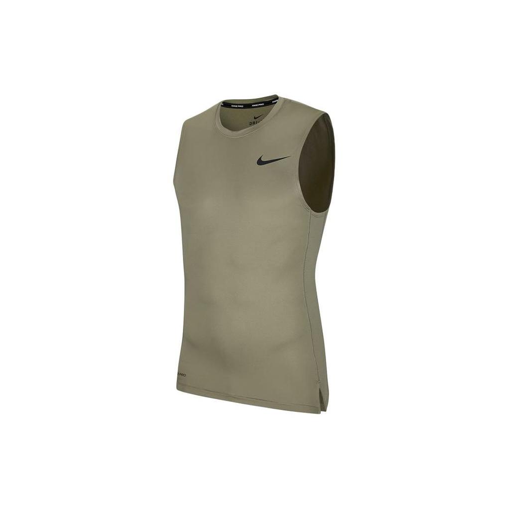 Nike Logo Print Round Neck Pullover Training Fitness Tight Quick-Dry Breathable Ultra-Light Elastic Moisture-Wicking Sleeveless Vest BV5601-320