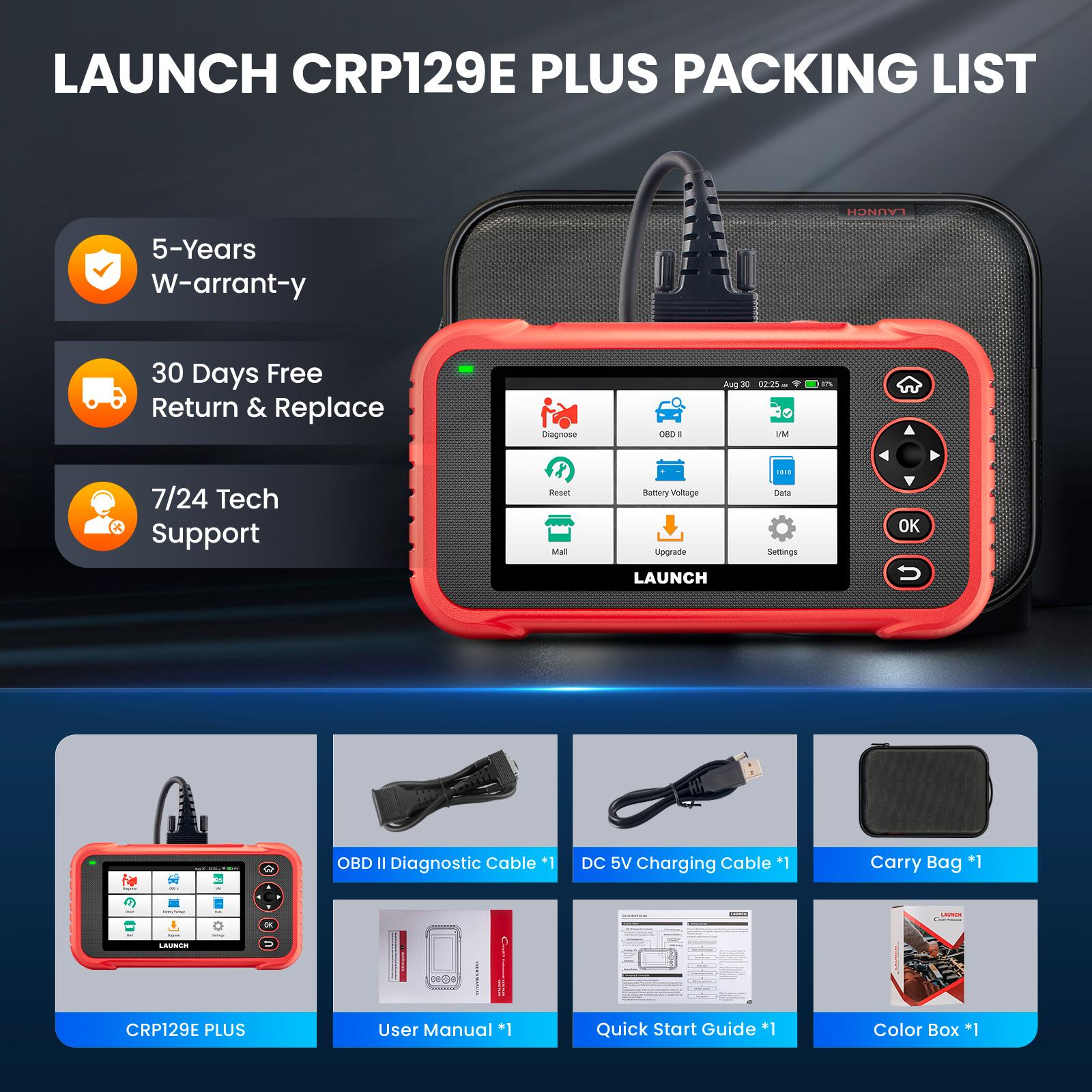 Car Diagnostic Tools LAUNCH X431 CRP129E