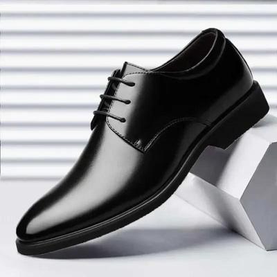 Men's Leather Shoes Lace Up Oxfords Spring Autumn Best Man Men's Business Formal Wear Casual Shoe Plus Size 47 Male Dress Shoes