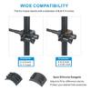 Adjustable Gooseneck Smartphone Holder Portable Phone Stand with Secure Lock Plastic Texture for Microphone Stands