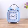 3inch Alarm Clock Battery Operated Loud Mechanical Alarm Clock with Stereoscopic Nightlight Not Ticking