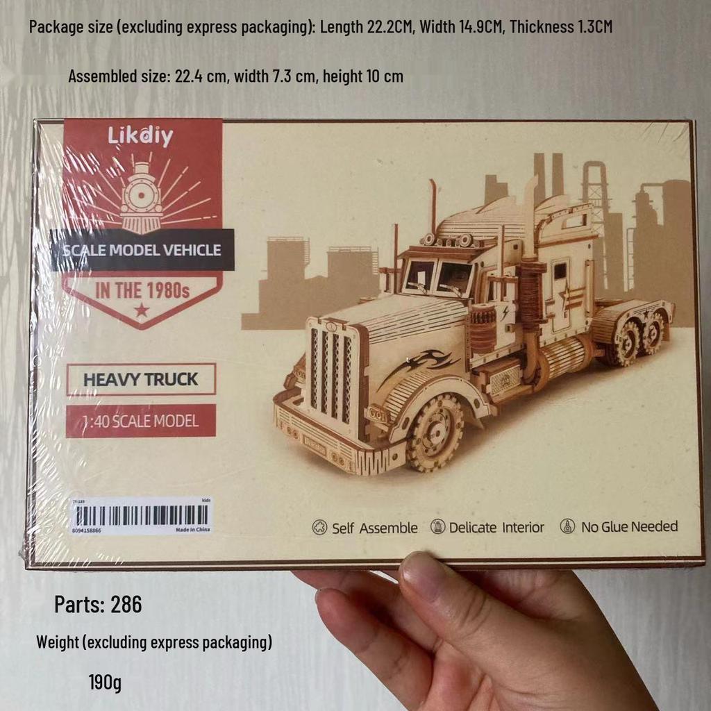 3D Wooden Puzzle: DIY Train, Carousel, Ferris Wheel, Pumpkin Carriage & Sailing Ship Models