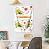 Biene Maja Custom Your Name Wall Decor Tapestry Art For Pet Memorial Birthdaywedding Party Backdrop Family Gift