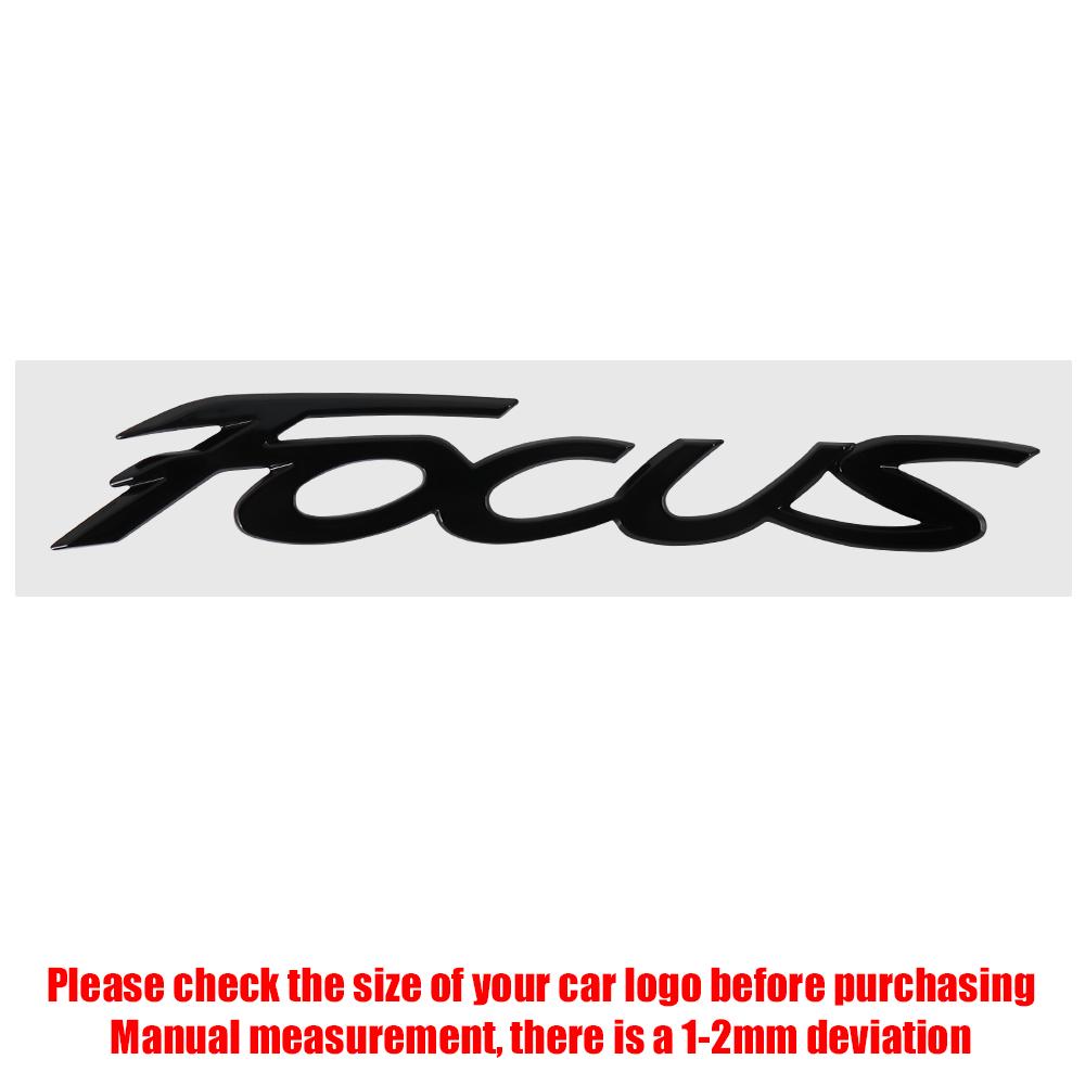 AJJ1 3D Letters Car Body Rear Trunk Bumper Emblem Stickers Badge Decal For Ford Focus Logo Fusion MK2 MK4 Fiesta Mustang Accessories