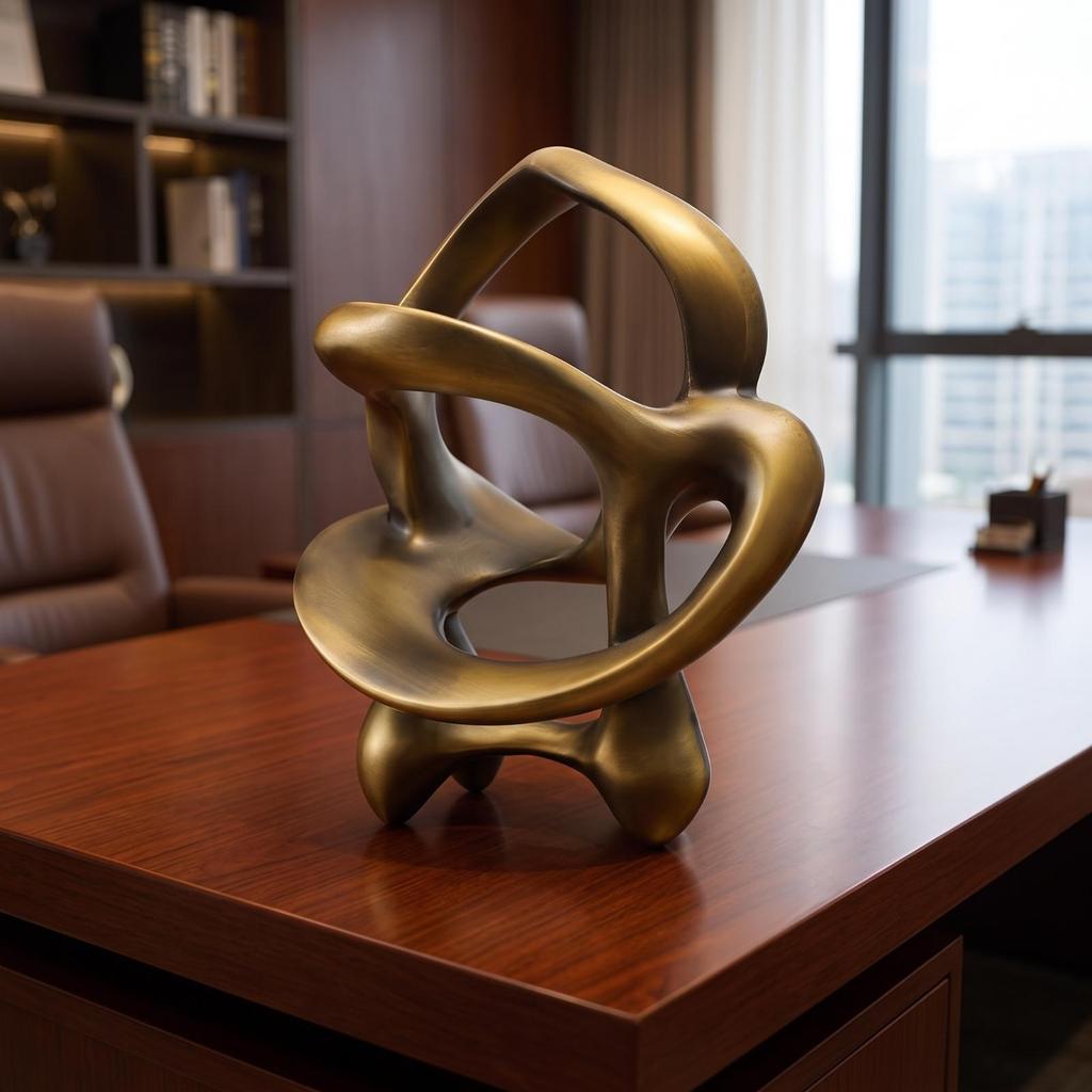 Abstract Sculpture Modern Tabletop Decorative for Office