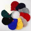KISS ME" Heart Print Knit Cap Beanie, Valentine's Day Man Cap Soft Stretchy Unisex Bonnet Knitted Hat Beanie