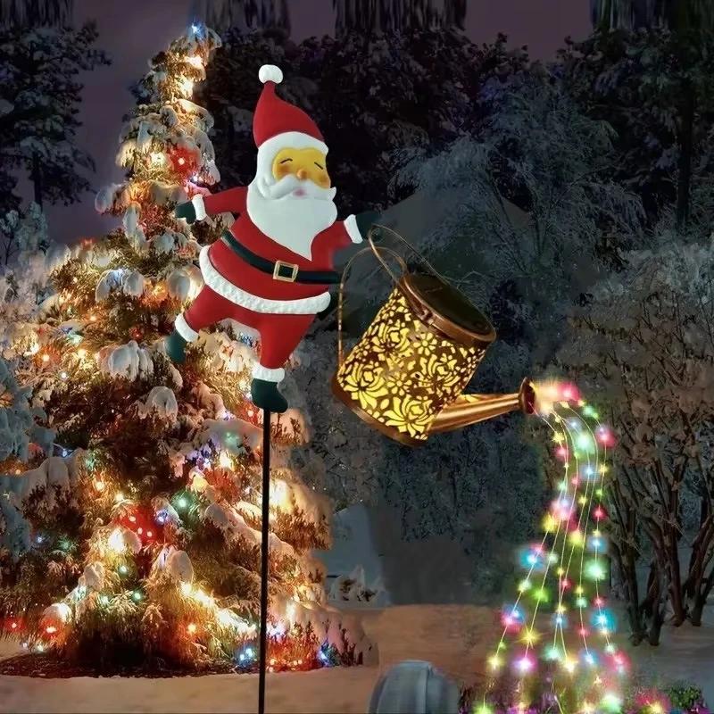 Novelty Solar Kettle Lights Garden Lawn Christmas Decorative Lights Kettle Ground Lamp Solar Night Lights Outdoor Decoration