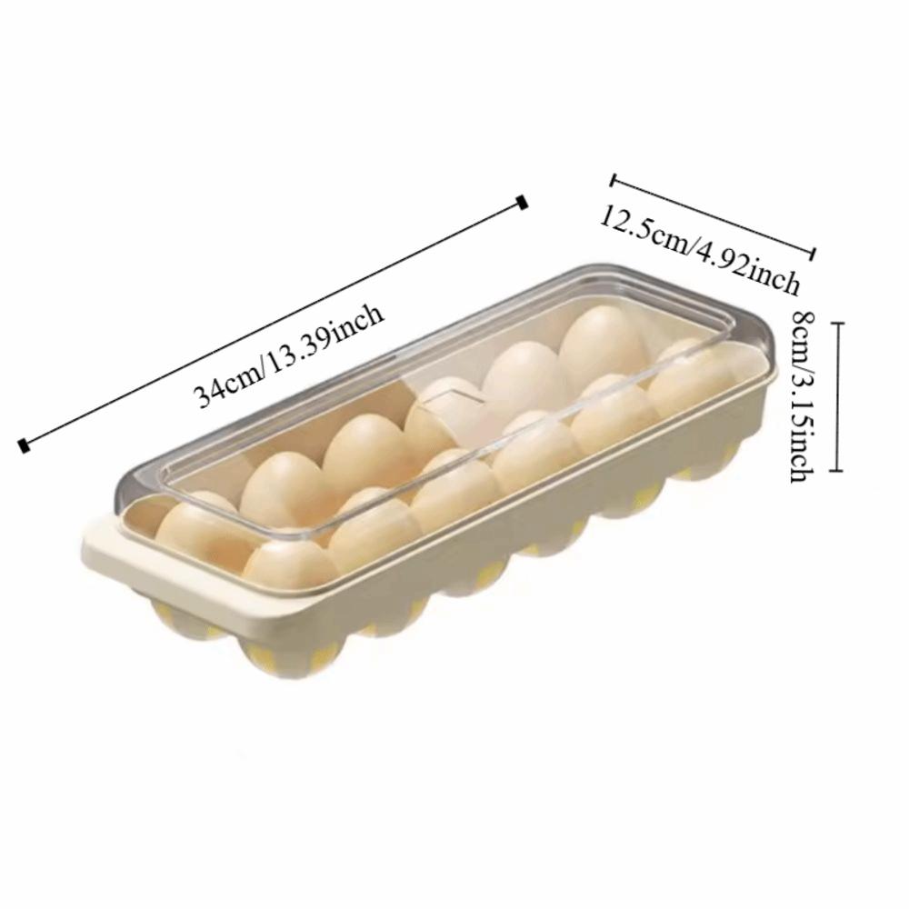 Stackable Egg Storage Holder Space-Saving Fridge Egg Organizer Refrigerator Egg Tray  Home