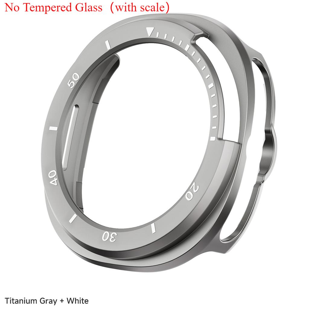 Protector Case For Samsung Galaxy Watch 8 Classic PC Hollowed Cover Protective Bumper Shell Tempered Glass Screen Accessories