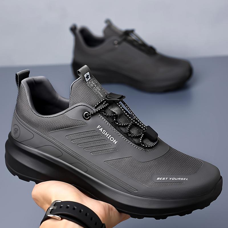 New Handmade Leather Casual Men Shoes Design Sneakers Man Breathable Leather Shoes Men Outdoor Sneakers High-tech